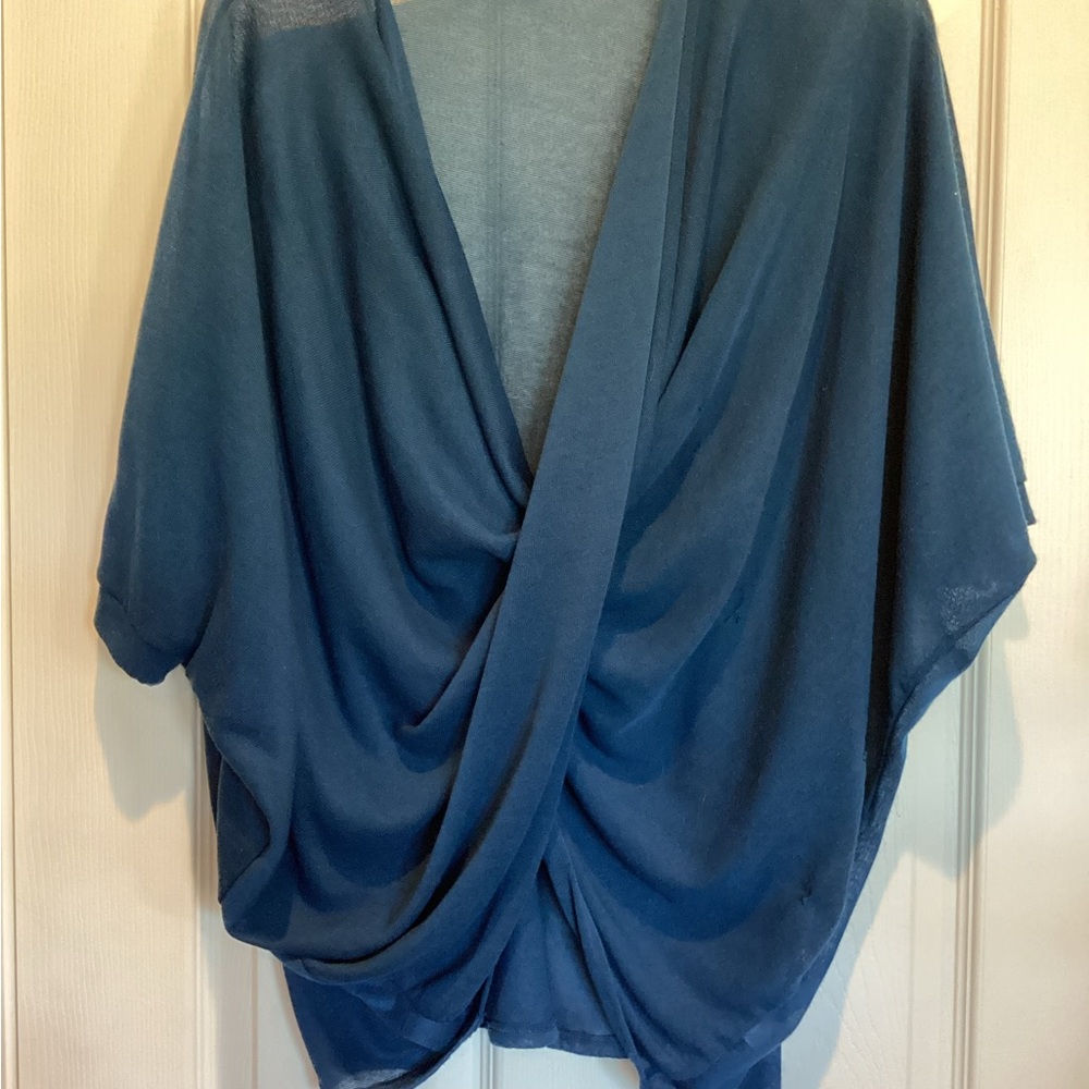 Ya Los Angeles Deep Blue Drape top